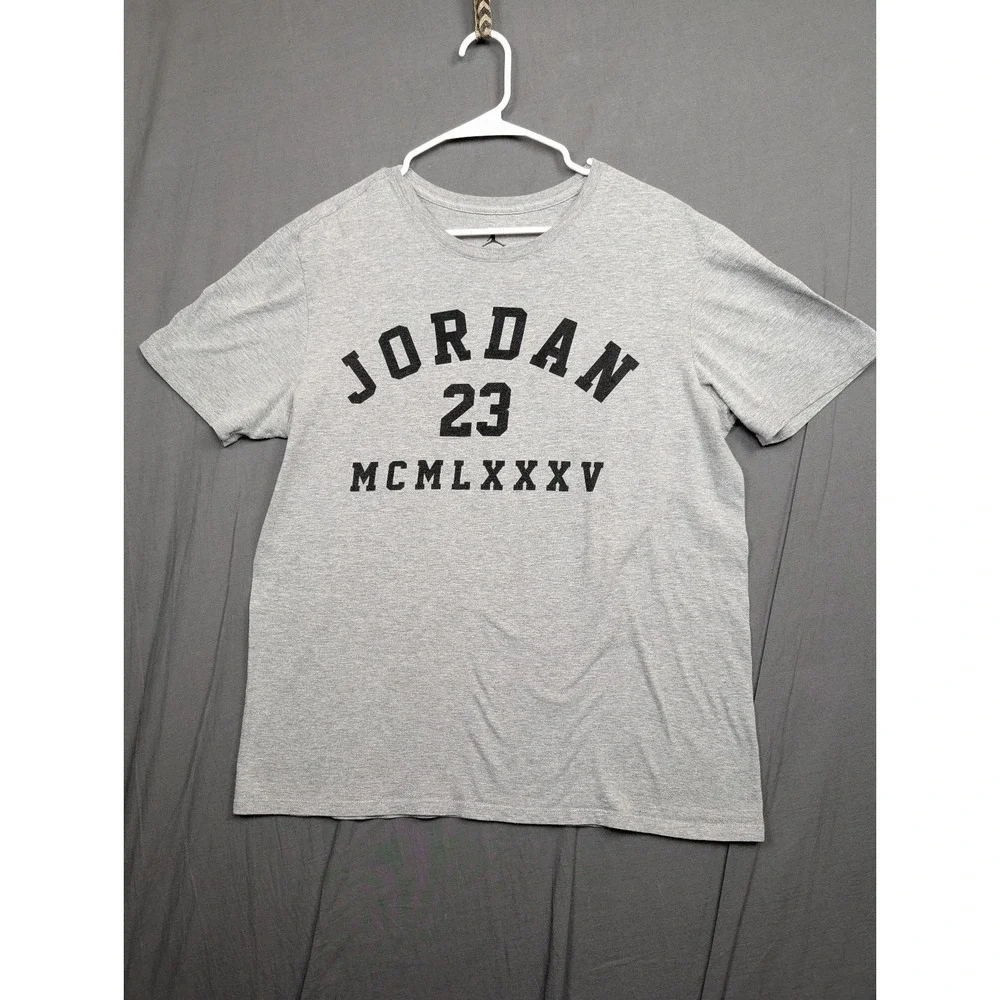 Jordan‎ Short Sleeve Gray  T Shirt Large